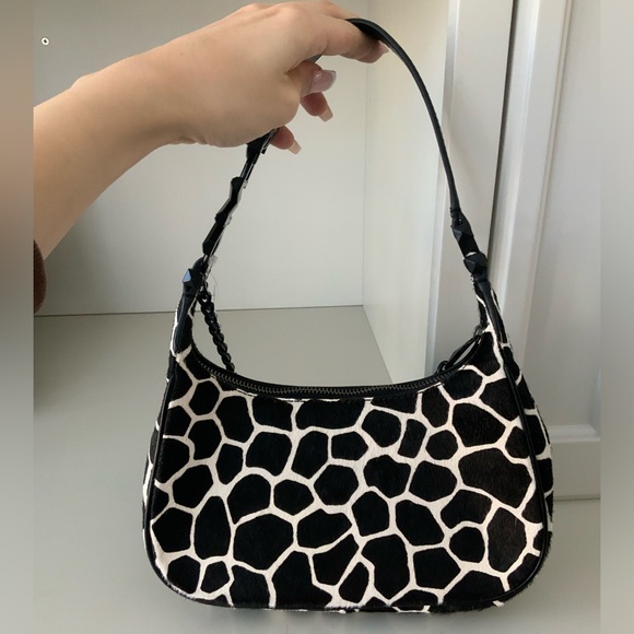 MICHAEL KORS Piper Small Animal Print Calf Hair Shoulder Bag Purse BRAND NEW - Picture 7 of 16